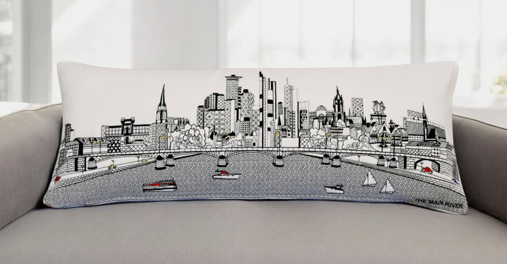 Homeroots 14" X 35" Cream Hometown Pride Wool Lumbar Throw Pillow   482558