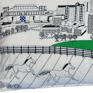 Homeroots 14" X 35" Cream Hometown Pride Wool Lumbar Throw Pillow   482572