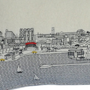 Homeroots 14" X 35" Cream Hometown Pride Wool Lumbar Throw Pillow   482586