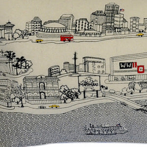 Homeroots 14" X 35" Cream Hometown Pride Wool Lumbar Throw Pillow   482592