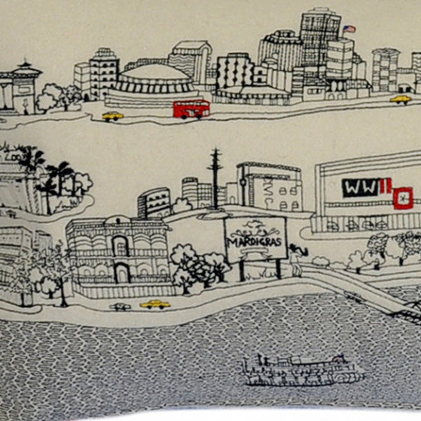 Homeroots 14" X 35" Cream Hometown Pride Wool Lumbar Throw Pillow   482592