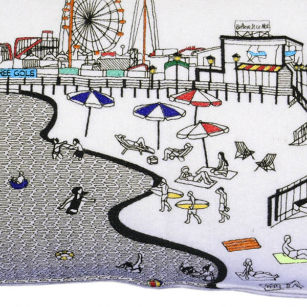 Homeroots 14" X 35" Cream Hometown Pride Wool Lumbar Throw Pillow   482596