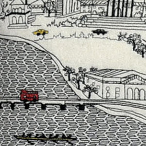 Homeroots 14" X 35" Cream Hometown Pride Wool Lumbar Throw Pillow   482600