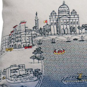 Homeroots 14" X 35" Cream Hometown Pride Wool Lumbar Throw Pillow   482606