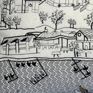 Homeroots 14" X 35" Cream Hometown Pride Wool Lumbar Throw Pillow   482615