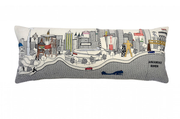 Homeroots 14" X 35" Cream Hometown Pride Wool Lumbar Throw Pillow   482621