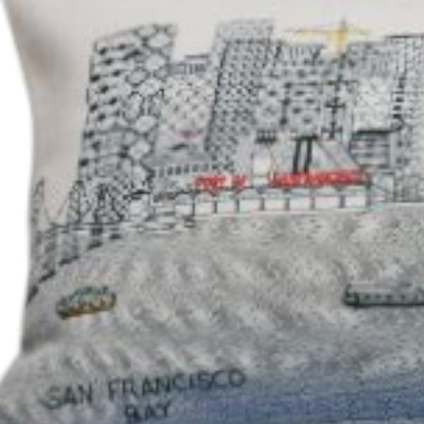 Homeroots 14" X 35" Cream Hometown Pride Wool Lumbar Throw Pillow   482630