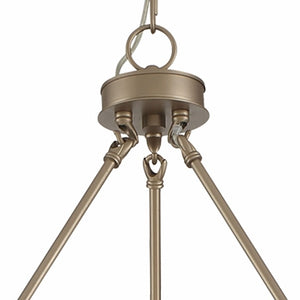 Brass Dimmable Multi-light Chandelier Elegant Metal Fixture for Dining or Entryway