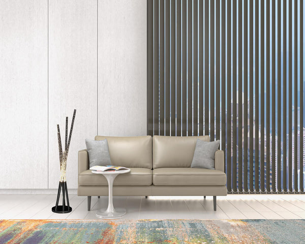 Homeroots 49" Chrome Five Light Led Tubular Contemporary Floor Lamp  Metal 482682