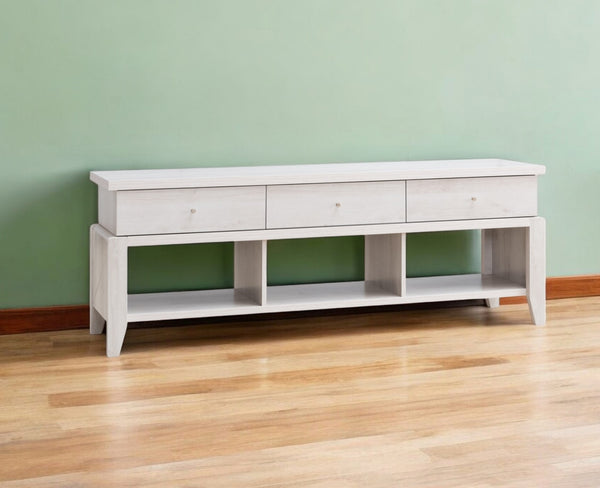 Homeroots 60" Enclosed And Open Storage Tv Stand  Manufactured Wood 482787