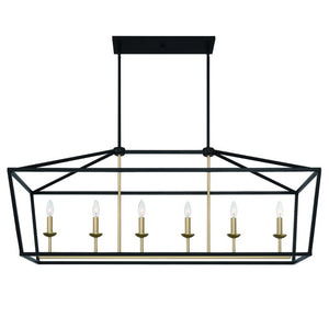 Candle Style Six Light Dimmable Metal Chandelier for Elegant Dining and Living Spaces