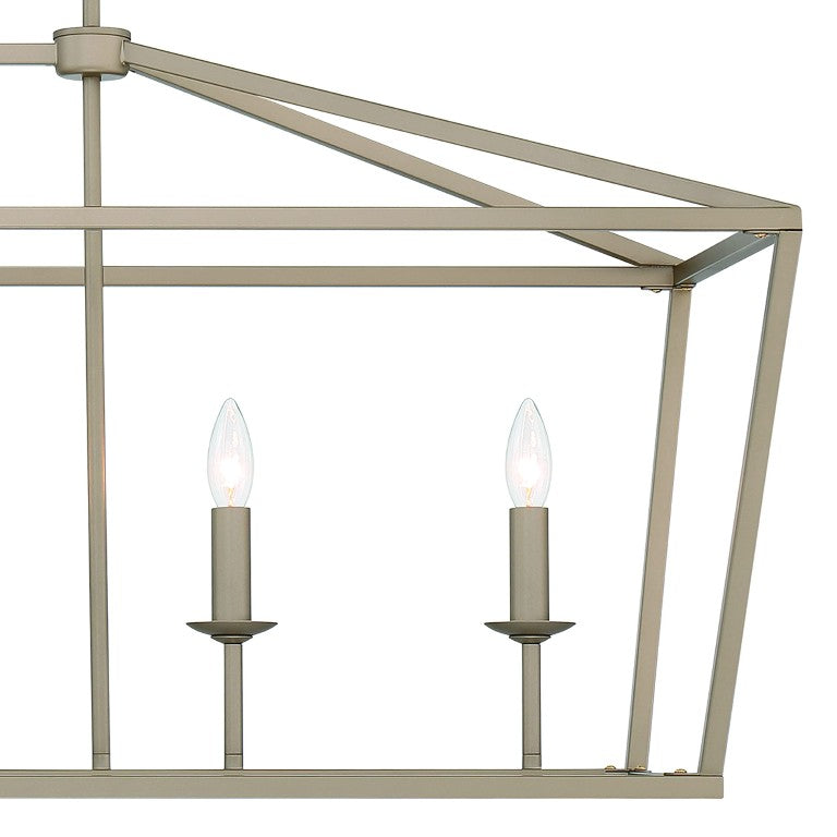 HomeRoots Brass Six Light Dimmable Chandelier Elegant Metal Fixture for Dining or Foyer 482806