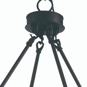 Brown Metal Dimmable Multi Light Chandelier Candle Style Fixture for Dining Rooms