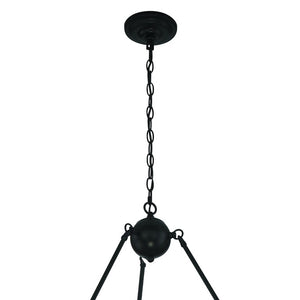 Black Gold Dimmable Twelve Arm Metal Chandelier for Elegant Dining or Foyer Spaces