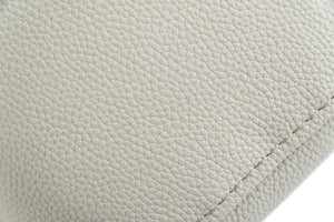 Homeroots Three Piece Light Gray Faux Leather Six Person Seating Set   482862