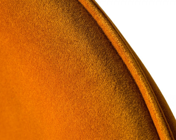 Homeroots 26" Yellow And Black Iron Low Back Counter Height Bar Chair   482863