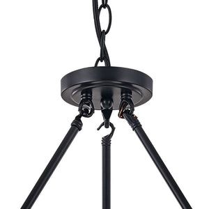 Black Gold Metal Chandelier with Twelve Dimmable Candelabra Lights Elegant Dining Room