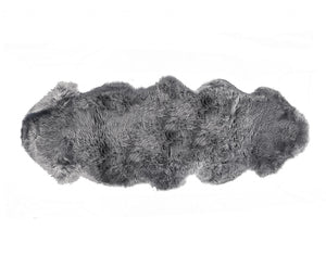 Homeroots 2' X 6' Dark Gray New Zealand Lambs Wool Handmade Area Rug  New Zealand Lambs Wool 482895