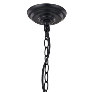 Brown Metal Dimmable Multi Light Chandelier with Candle Style Arms for Dining Rooms