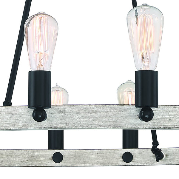 Black Metal Candelabra Chandelier with Dimmable Multi Light Design for Dining Rooms