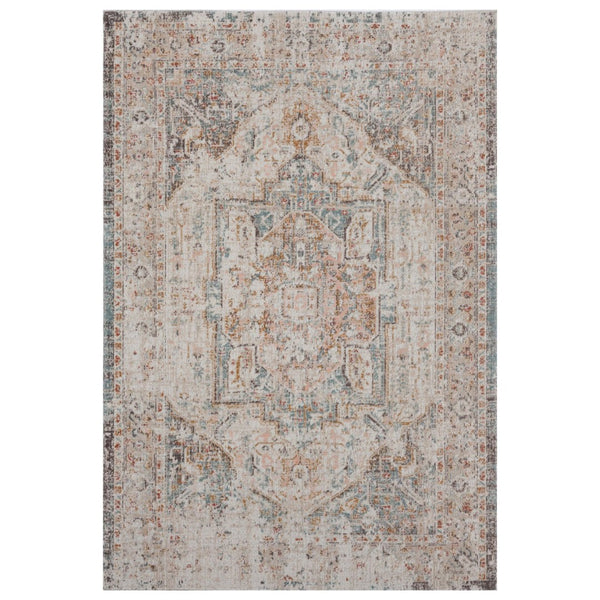 HomeRoots 8' X 10' Beige Area Rug - Stylish Indoor Outdoor Design, Weather Resistant, Low Maintenance & Versatile 482912