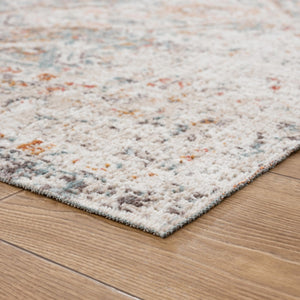 HomeRoots 9' X 12' Beige Indoor Outdoor Area Rug - Modern Abstract Design, Soft Comfort, Durable & Fade Resistant 482913
