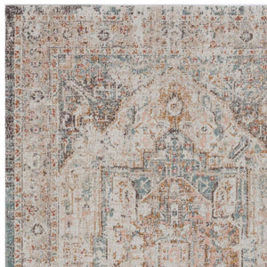 HomeRoots 9' X 12' Beige Indoor Outdoor Area Rug - Modern Abstract Design, Soft Comfort, Durable & Fade Resistant 482913