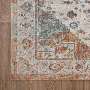 HomeRoots 8' X 10' Beige Indoor Outdoor Area Rug - Durable, Stylish, and Easy-Care for Any Space or Occasion 482924