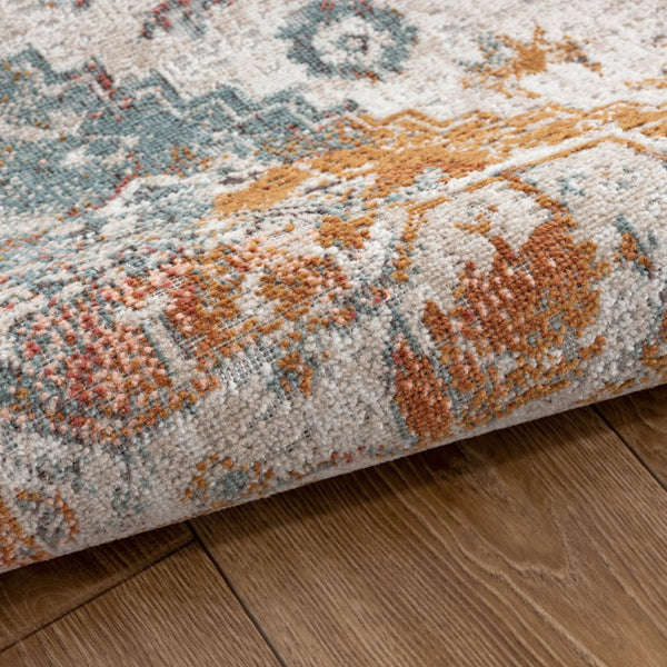 HomeRoots 8' X 10' Beige Indoor Outdoor Area Rug - Durable, Stylish, and Easy-Care for Any Space or Occasion 482924
