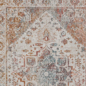 HomeRoots 8' X 10' Beige Indoor Outdoor Area Rug - Durable, Stylish, and Easy-Care for Any Space or Occasion 482924