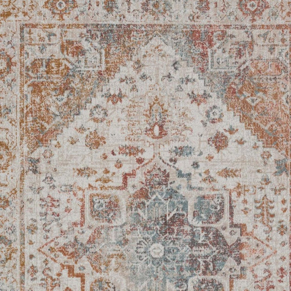 HomeRoots 8' X 10' Beige Indoor Outdoor Area Rug - Durable, Stylish, and Easy-Care for Any Space or Occasion 482924