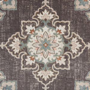 HomeRoots 8' X 10' Brown Indoor-Outdoor Area Rug - Durable, Stylish, and Perfect for High-Traffic Spaces! 482936