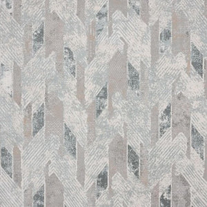 9 X 12 Geometric Distressed Area Rug Stain Resistant Low Pile Living Room