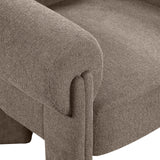 Stefano Brown Polyester Fabric Accent Chair 482Brown Meridian Furniture