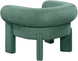 Stefano Green Polyester Fabric Accent Chair 482Green Meridian Furniture