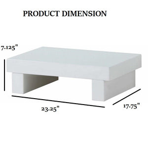 English Elm Contemporary Glam Nightstand Glossy White Lacquer Chrome Legs Dovetail Drawer Bedroom B2741P436969