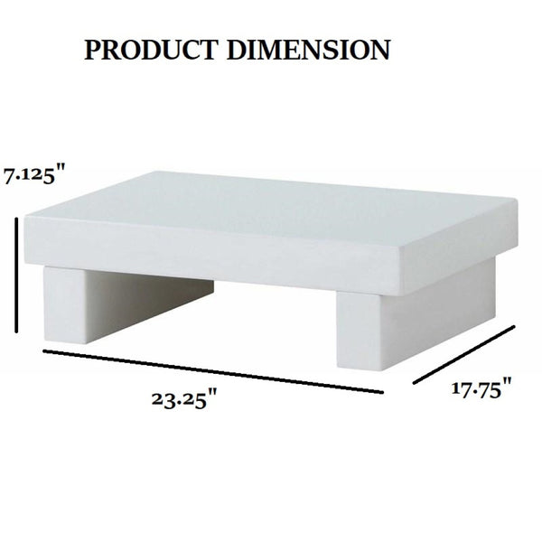 English Elm Contemporary Glam Nightstand Glossy White Lacquer Chrome Legs Dovetail Drawer Bedroom B2741P436969