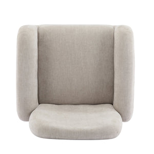 English Elm Christopher Knight Home® - Audrey Ergonomic Armchair with Plush Cushion and Solid Wood Frame for Stylish, Durable Comfort khaki 33.25 L x 29.75 W x 16.75 H N776P291712L