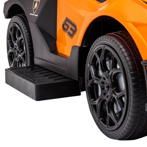 English Elm Aosom Licensed Lamborghini Toddler Ride on Push Car with Horn Storage Steering W2225P217705