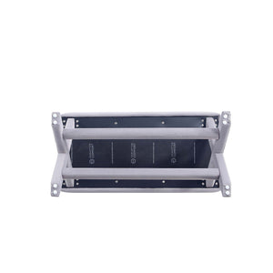 English Elm Abigail Velvet Accent Bench In Gray – Luxurious Upholstered Seating With X-Crossed Legs, Fully Assembled B365P398208