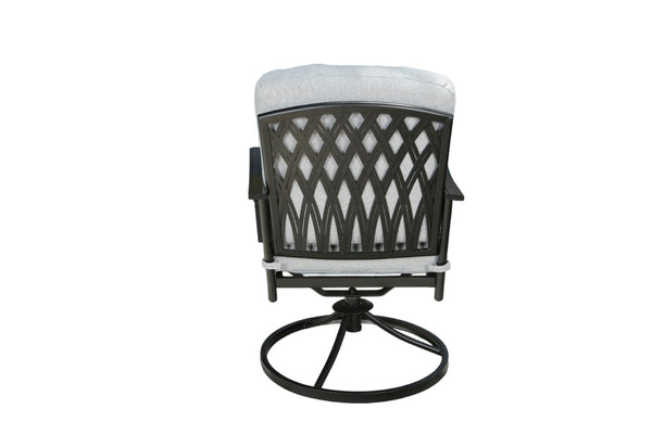 HomeRoots Seven Piece Black Steel Dining Set with 6 Chairs - Modern Outdoor Style for Effortless Entertaining 483454