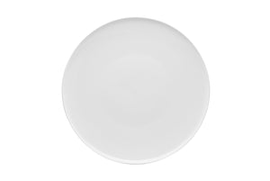 Homeroots White Six Piece Porcelain Service For Six Salad Plate Set   483484
