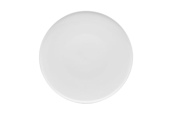 Homeroots White Six Piece Porcelain Service For Six Salad Plate Set   483484