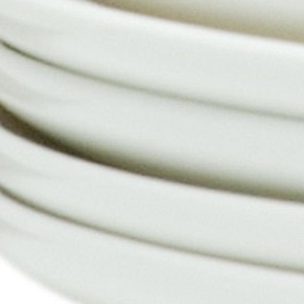 Homeroots White Six Piece Porcelain Service For Six Salad Plate Set   483484