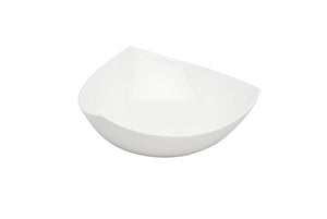 Homeroots White Six Piece Triangle Bone China Service For Six Bowl Set   483495