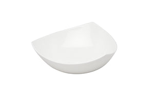 Homeroots White Six Piece Triangle Bone China Service For Six Bowl Set   483495