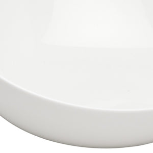 Homeroots White Six Piece Triangle Bone China Service For Six Bowl Set   483495