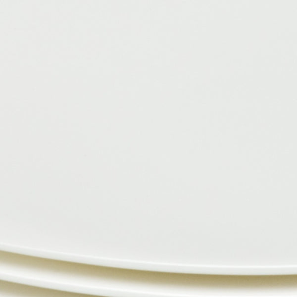 Homeroots White Six Piece Square Bone China Service For Six Bread And Butter Set   483497