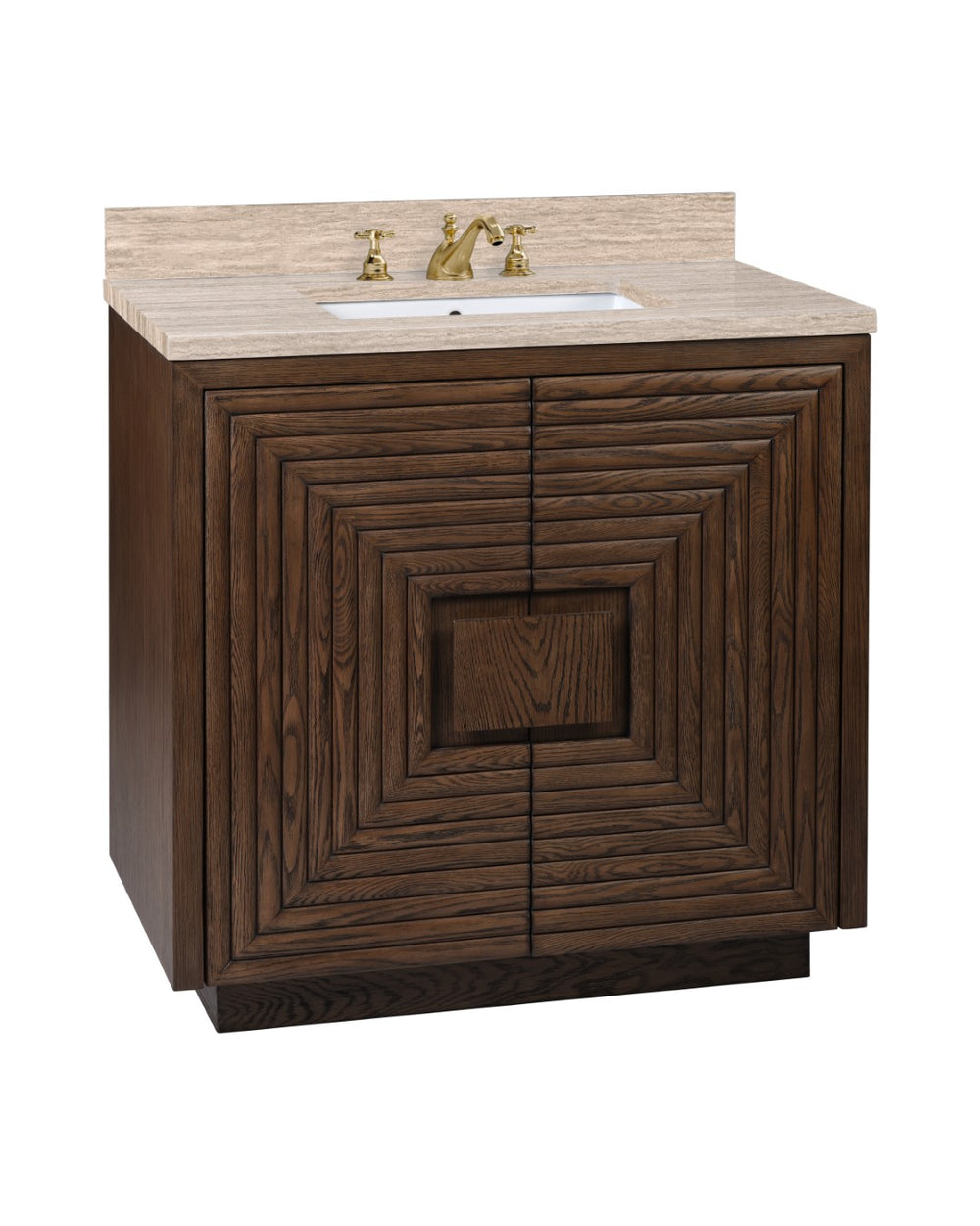 Morombe 36" Cocoa Vanity with Rectangular Undermount Sink