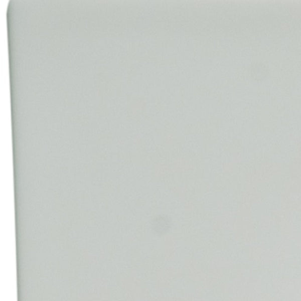 Homeroots Red And White Four Piece Square Floral Bone China Dinnerware Set   483517